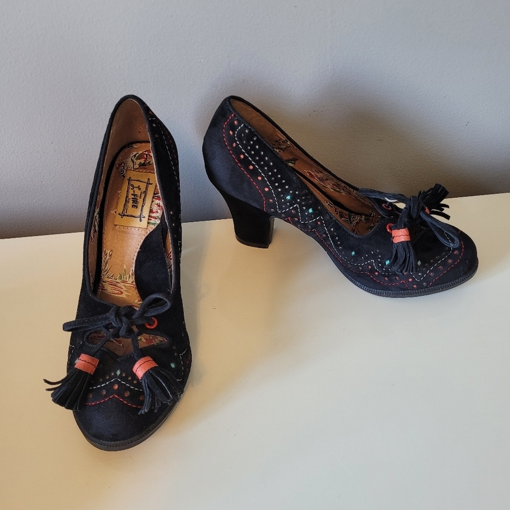 Miss L Fire Bonnie Heels, VGUC, Size 36
